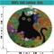 4 Pack Stamped Cross Stitch Kits with Frame - Black Cat Flower Starry Sky Moon Embroidery Kits for Beginners Adults,11 CT Patterns Dimensions Counted Cross Stitch Kits Arts Craft Kits 7.8 x 7.8 inch